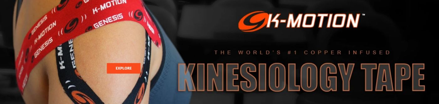 K-MOTION The World's #1 Copper Infused Kinesiology Tape